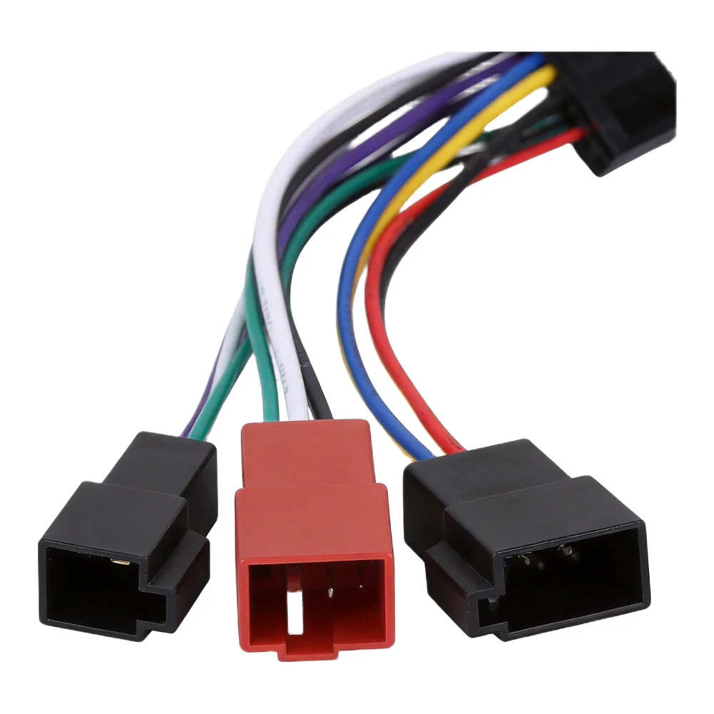 Car Radio Connector Car Radio ISO Adapter Direct Installation Easy To Install High Universality Fitment Made Of ABS