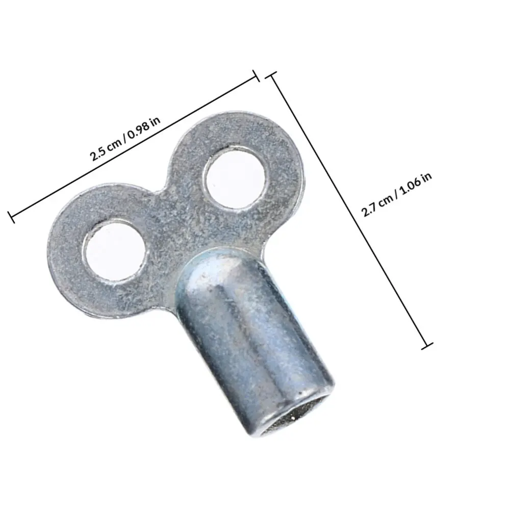 Radiator Bleed Valve Keys 10 Pack Zinc Alloy Metal Air Release Key Plumbing Tool for Water Tap Valves