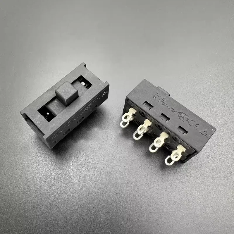 Original toggle switch SK-10 Power button 8 pin 3 speed 8A250V T85 blower hair dryer slide button