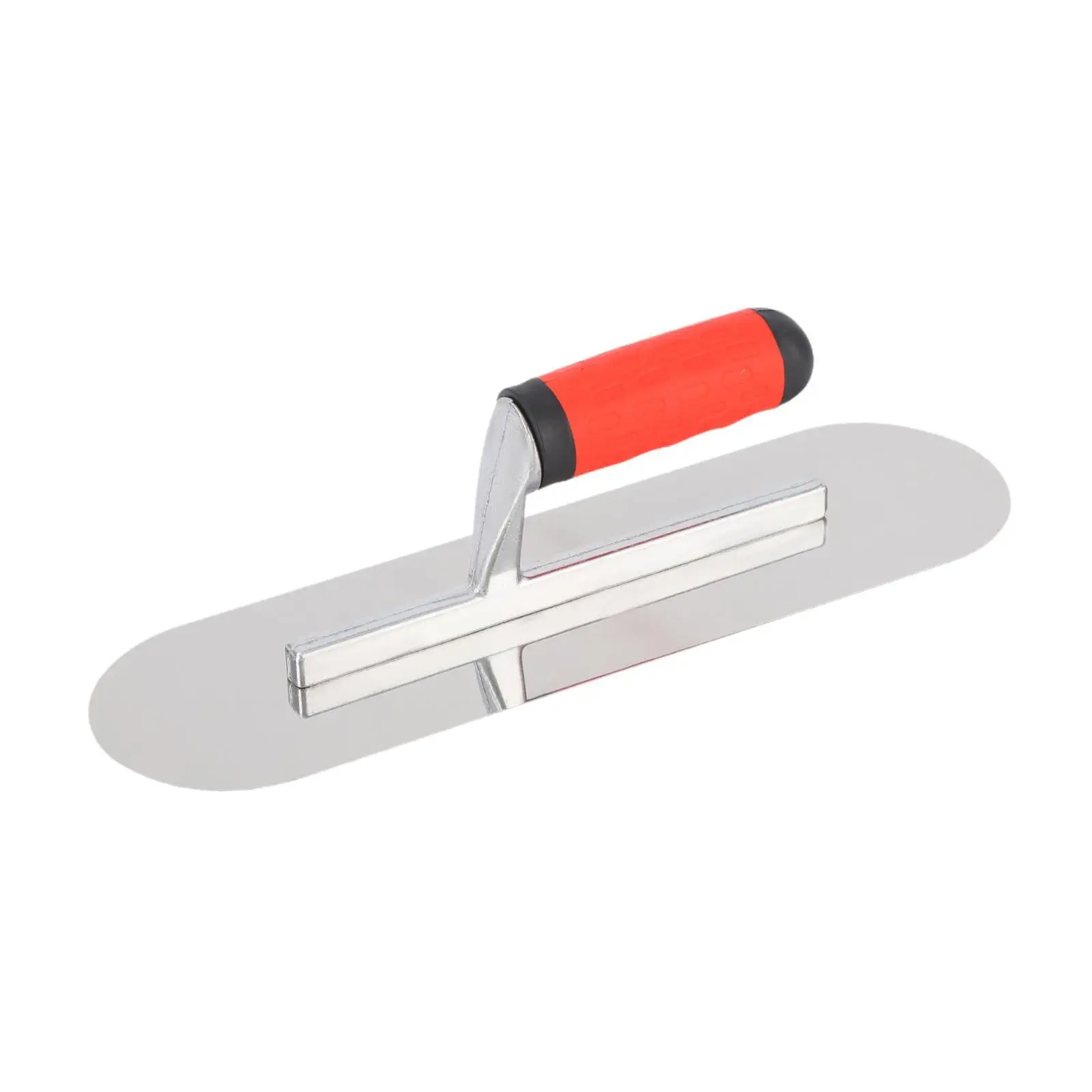 Rounded Corner Putty Spatula Multipurpose Rustproof Professional for Tile Work Stainless Steel Trowel 13cm Handle