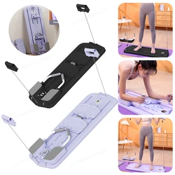 Multifunctional Fitness Board Exercise Ski Machine Non Slip Abdominal Board with Phone Holder Push Up Board for Home Gym