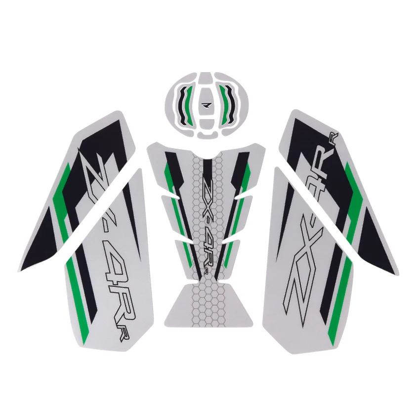 Motorcycle fuel tank pad Fuel knee grip Anti-slip pad Side For Kawasaki ZX400 Ninja ZX-4RR ZX4RR ABS 2023-2024-2025