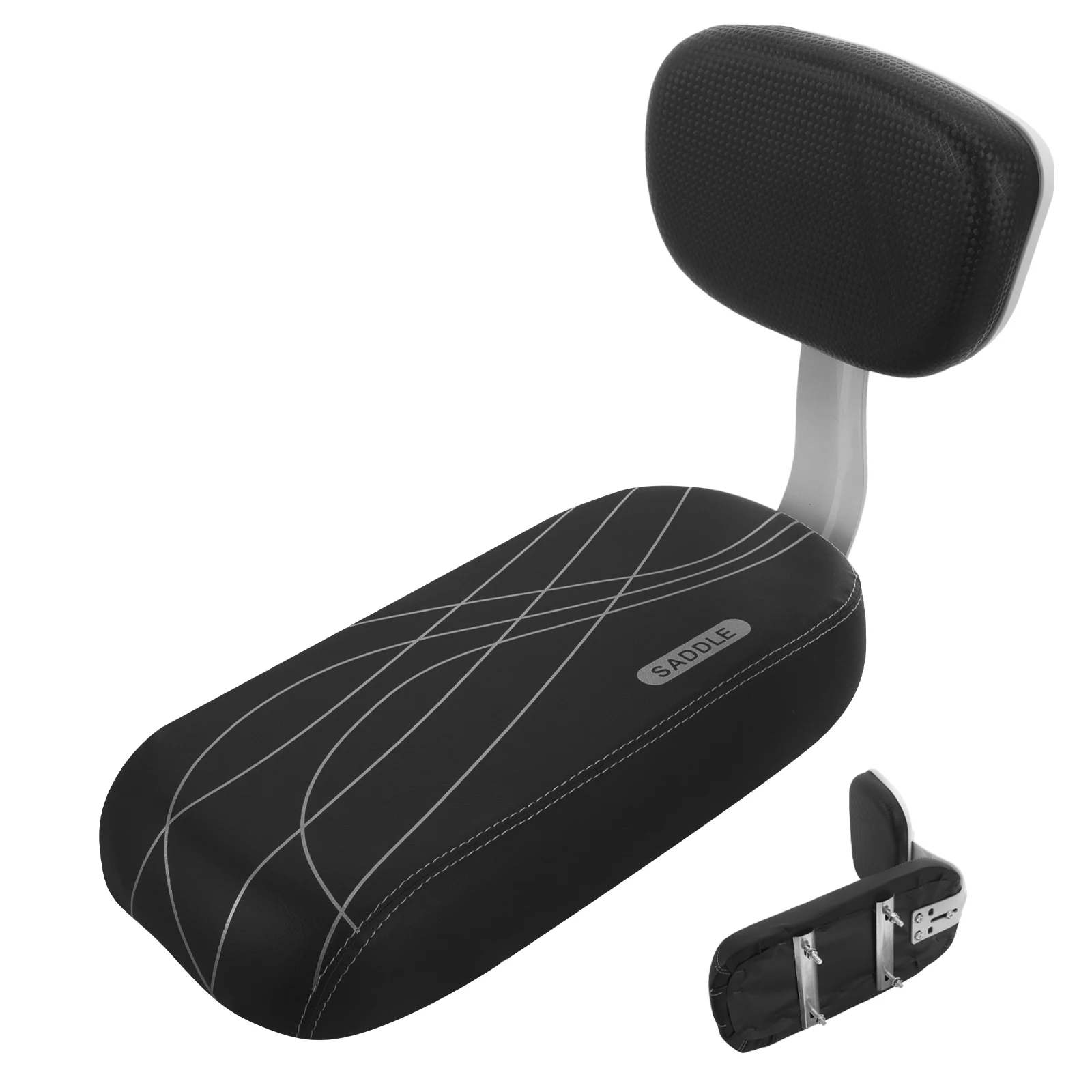 

Mountain Bike Seat Cushion Accessory for Bicycle Rear Electric Padded Seats Toddler with Backrest