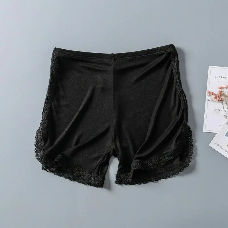 2 ペアの女性ニットシルク下着パンティーブリーフペティパンツショーツレースショーツ