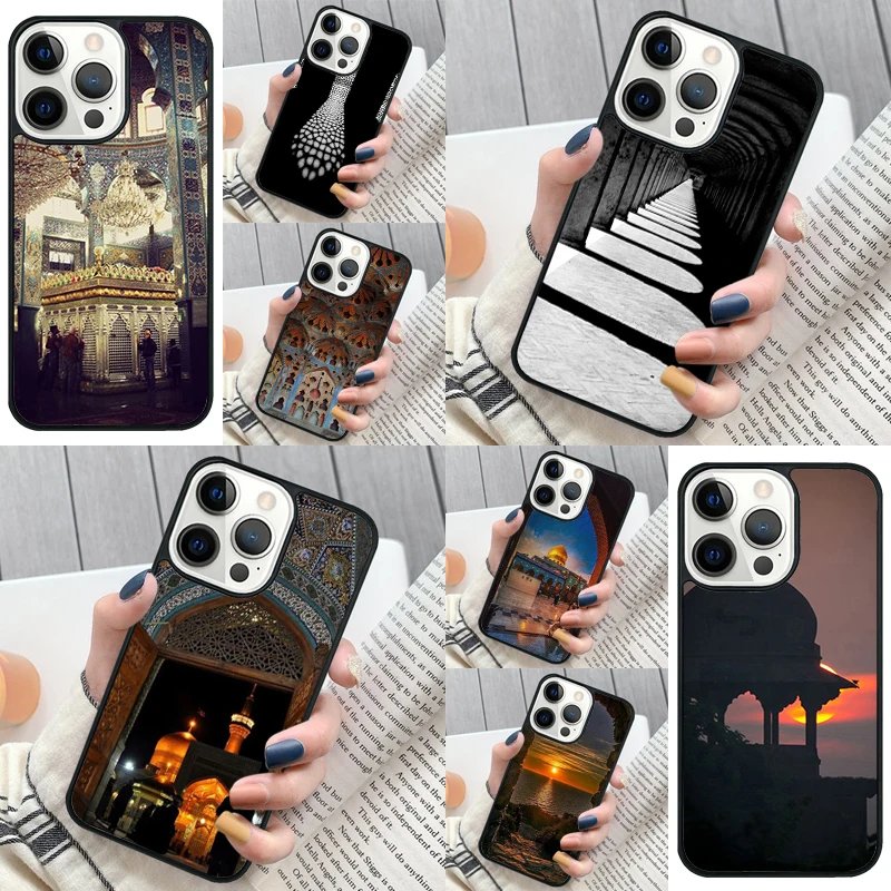 Mecca Imam Ali Islamic Shia Holy Phone Case Cover for iPhone 16 12 mini 11 13 14 15 Pro Max SE 2020 for Apple 7 8 Plus Coque