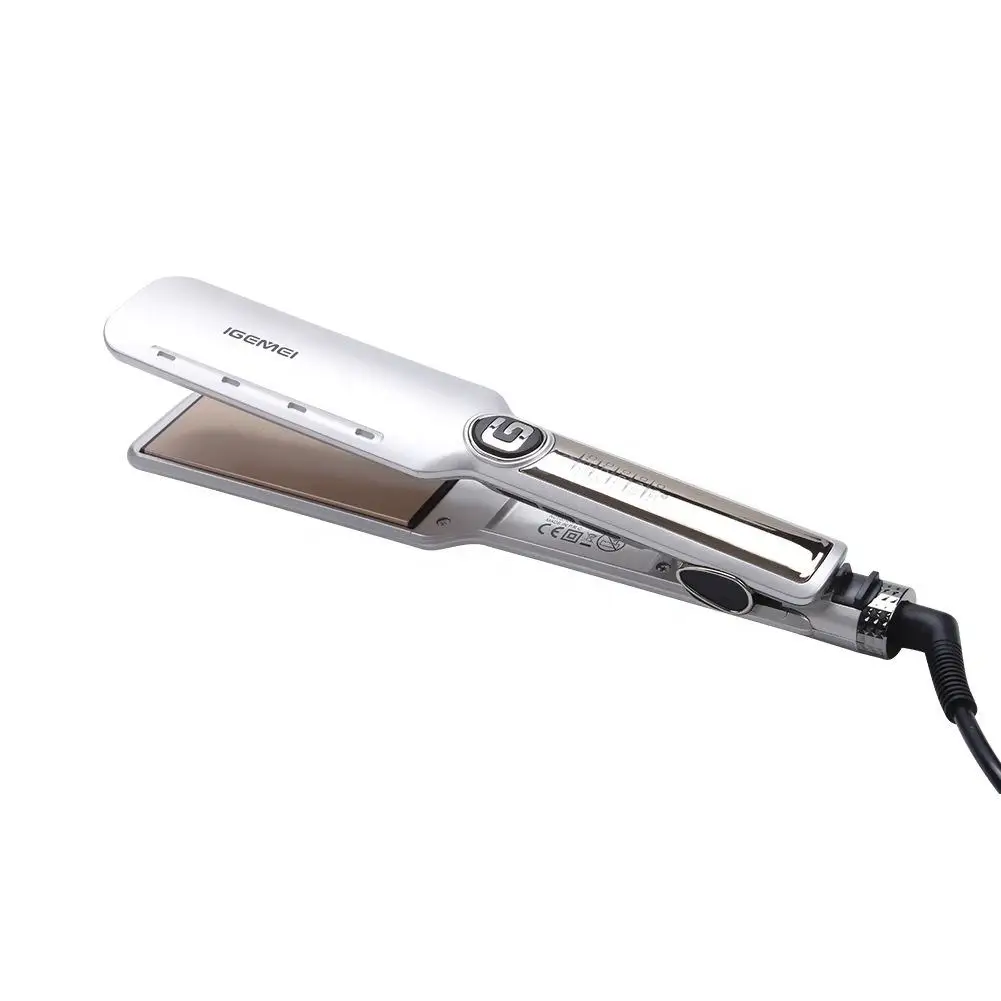 جهاز فرد شعر كهربائي وتجعيد الشعر ، مشط ساخن ، تسخين ، استخدام رطب وجاف