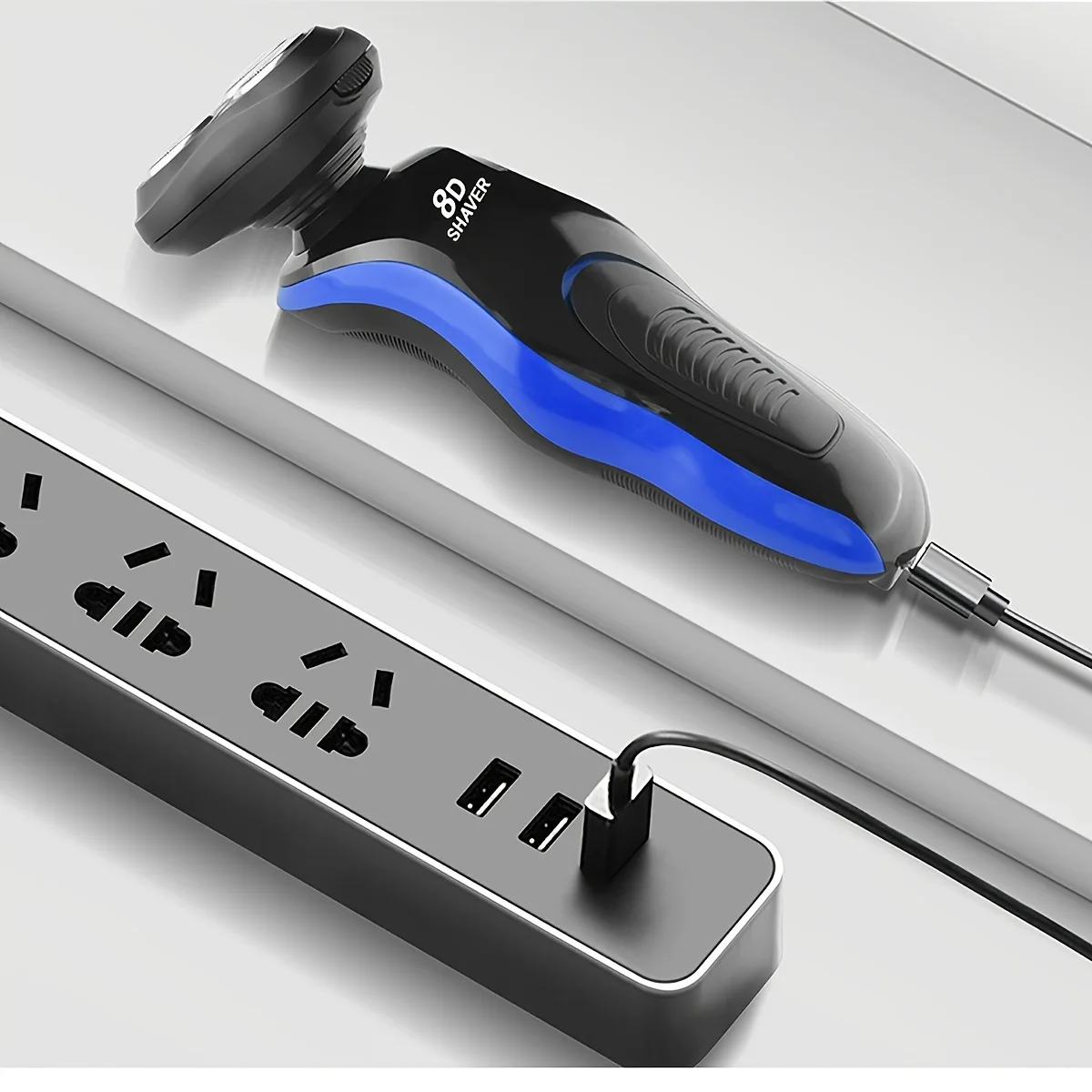 ماكينة حلاقة كهربائية للرجال 3 في 1 محمولة قابلة لإعادة الشحن usb لشعر الأنف ماكينة حلاقة #4