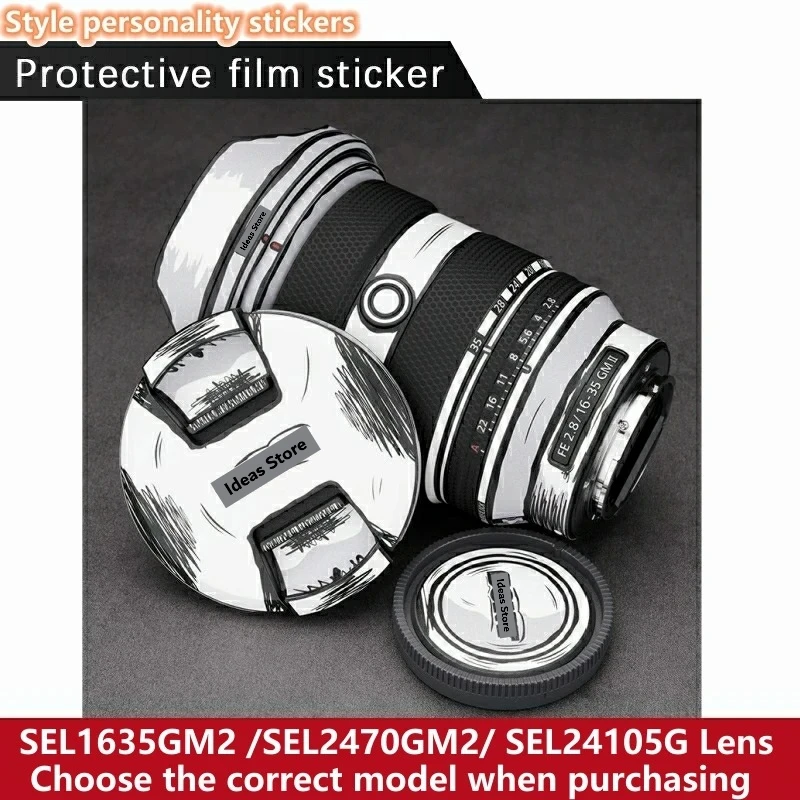 

Защитная виниловая пленка-наклейка для объективов SONY FE 16-35 F2.8 GM2/24-70 F2.8 GM2/24-105 F4 2D Version
