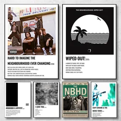 Vintage The Neighbourhood Wiped Out Album Music Cover Minimalist Art Poster Canvas Painting Wall Prints Picture Room Home Decor