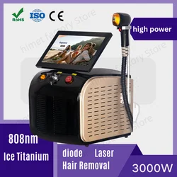 808nm 755nm 1064nm Diode Laser Hair Removal Machine Alexandrit Permanent Removal Cooling Head Painless Laser Epilator