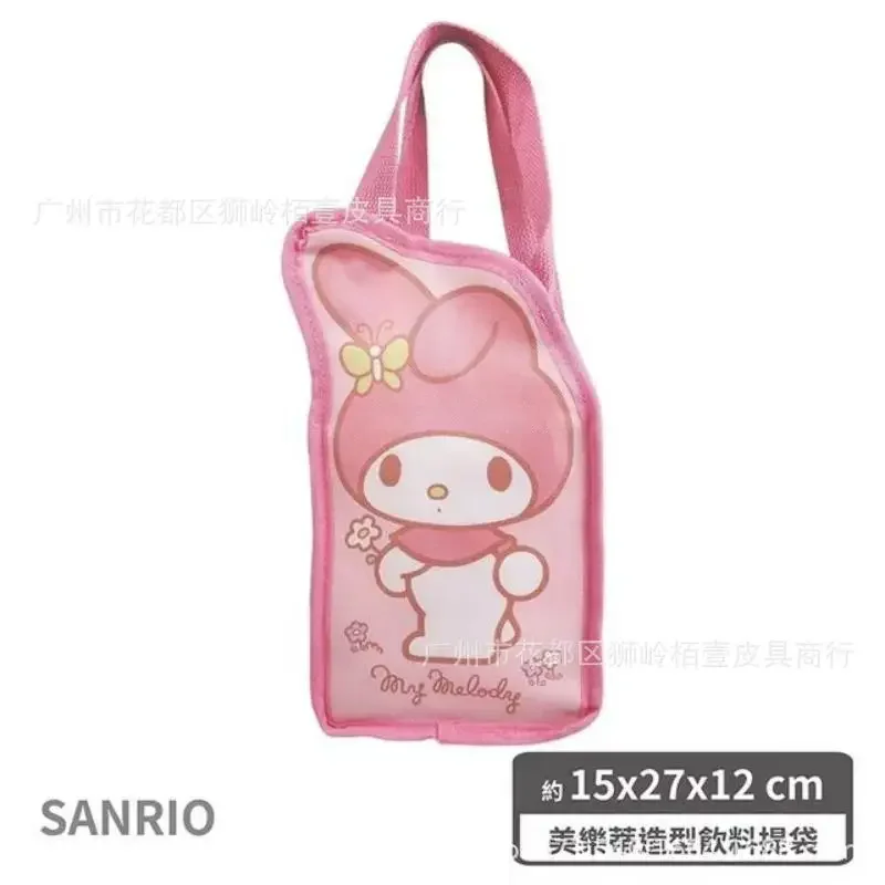 

My Melody Cosmetic Bag Handbag Kawaii Cartoon Hello Kittys Sanrios Cartoon New Insulation Bag Handbag Printing Canvas Tote Bag