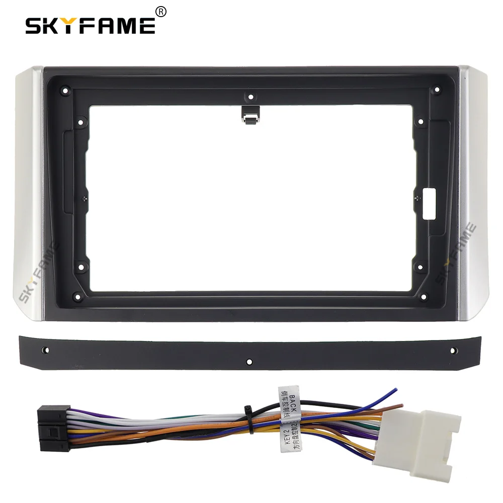 SKYFAME Car Frame Fascia Adapter Android Radio Dash Fitting Panel Kit For Chevrolet S10 Colorado Trailblazer ISUZU D-MAX MU-X