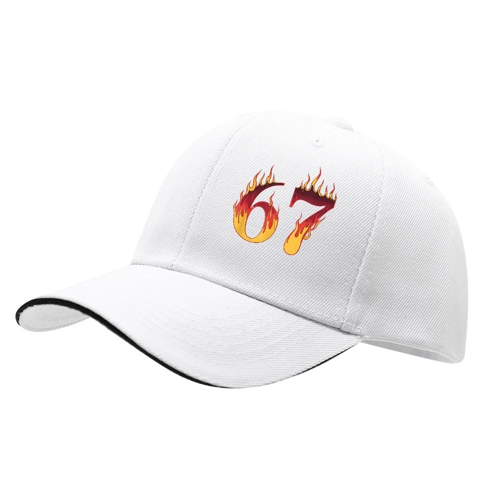 

Digital 67 Pattern Printed Baseball Cap, Casual and Breathable, Suitable for Sports, Sun Protection and Daily Wear
