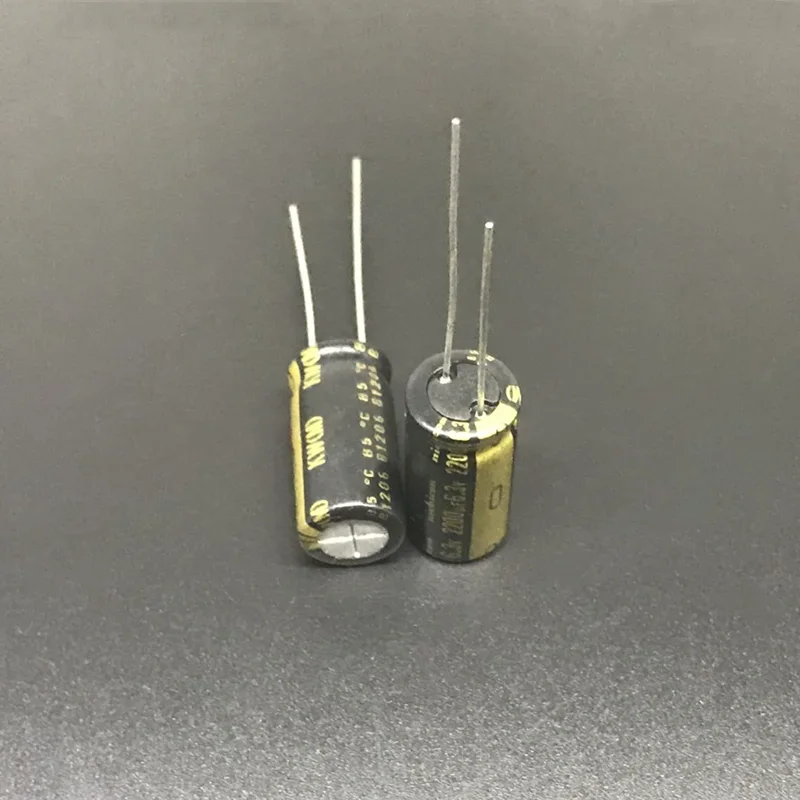 2 uds 2200uF 6,3V NICHICON KW serie 10x20mm 6.3V2200uF condensador de Audio HiFi DIY