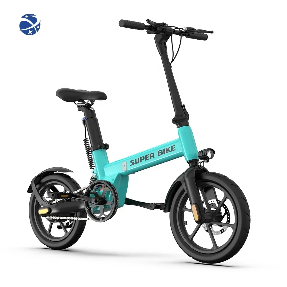 

Yunyi Angelol advanced configuration super bike Aluminum Alloy US warehouse 16 inch folding electric bicycle electric bike