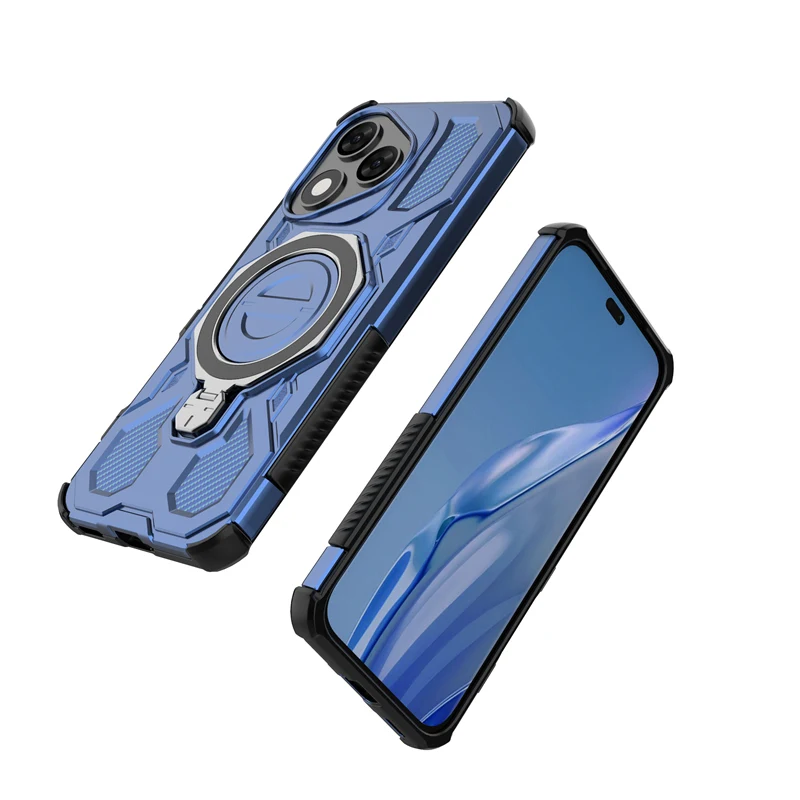 

Чехол для телефона с металлической подставкой для Honor 400 Lite, железный магнитный лист для Honor 400 Lite, чехол, задняя крышка
