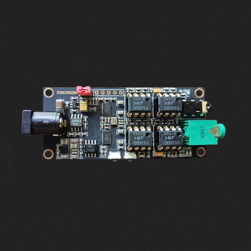 

Двойная плата декодера ES9038Q2M, вход I2S, асинхронный USB-модуль ES9038, можно соответствовать итальянским интерфейсом.