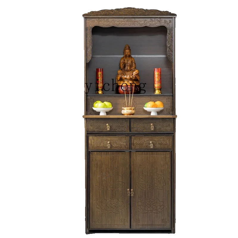 

household table incense casket new Chinese vertical cabinet Buddhist cabinet home accessories feng shui