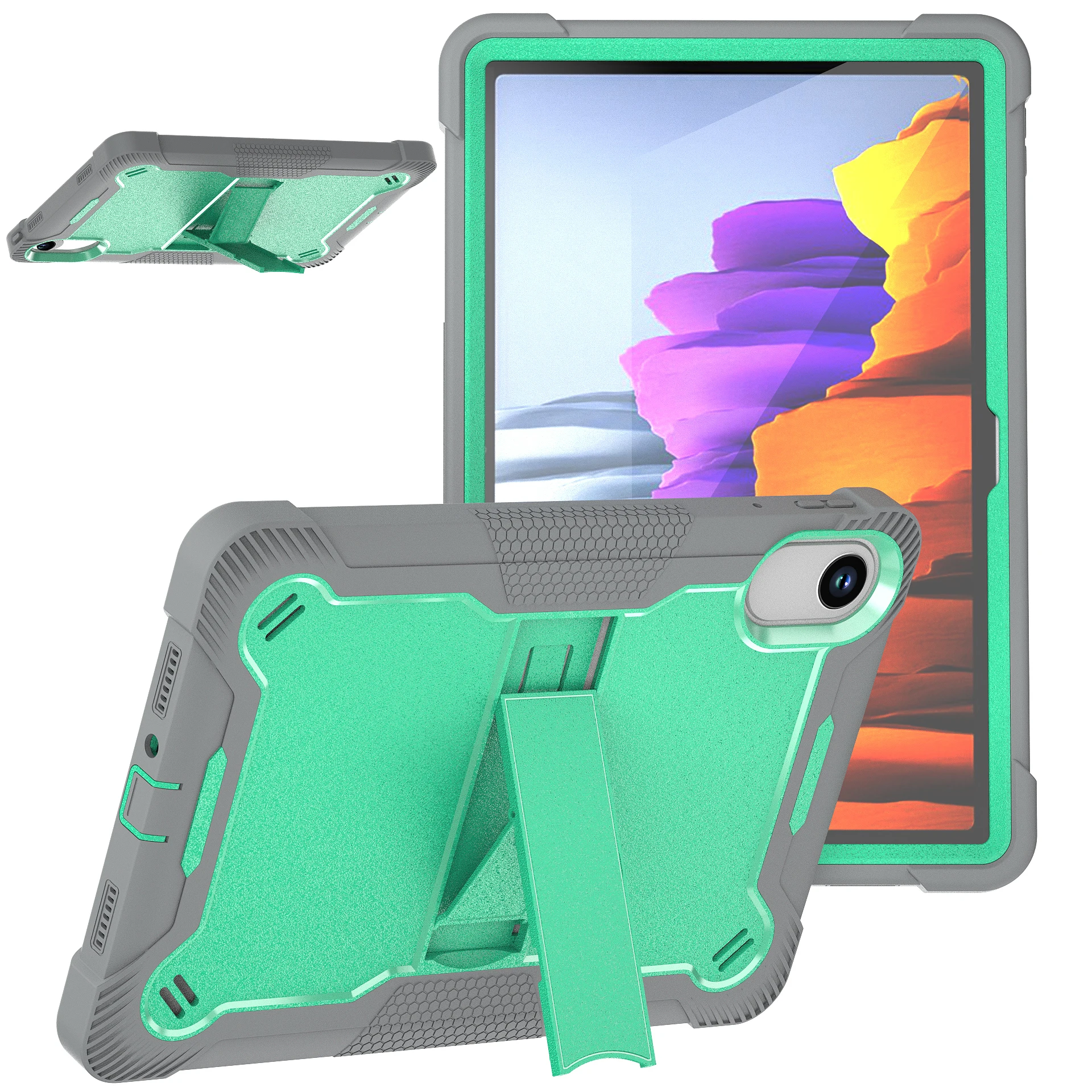 

Built-in Kickstand Heavy Duty Case For Xiaomi Redmi Pad 2 2025 11" Model 25040RP0AG 25040RP0AI Anti-Slip Hybrid Cover Shockproof