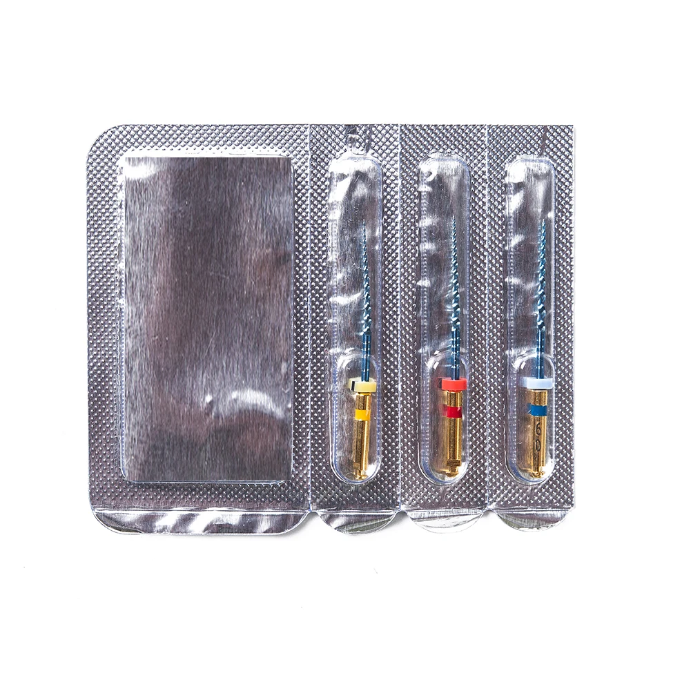 9 ピース/3 パック Easyinsmile 歯科歯内ロータリーファイル X-one ウェーブファイル NITI ファイル根管エンジン往復ヒント 25 ミリメートル