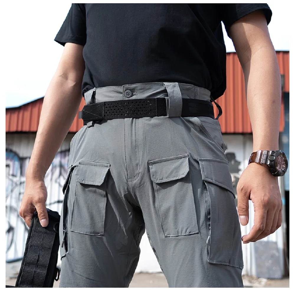 Cinturón táctico interior doble cara MOLLE ajustable sin obstáculos - imagen 3