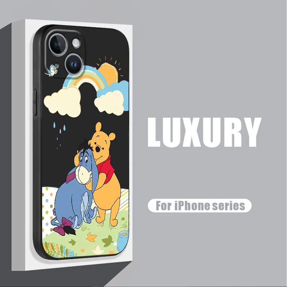 Disney Winnie-funda de silicona para Google Pixel 8 Pro, 7a, 6a, 6 Pro, 7 Pro