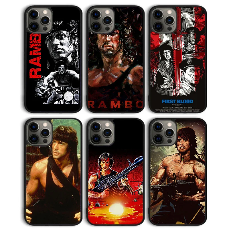 First Blood John J. Rambo Phone Case Back Cover for iPhone 16 15 SE2020 14 13 11 12 Pro Max mini XS XR X PlusS Shell Coque