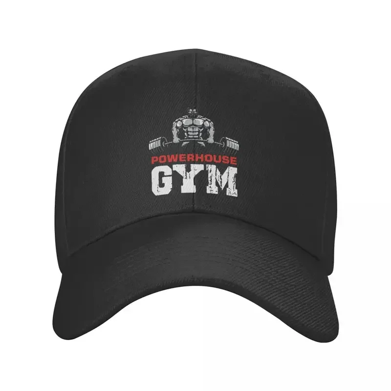 

Y2K fashion bodybuilding fitness Powerhouse Gym baseball cap women men custom adjustable adult dad hat hip hop snapback caps