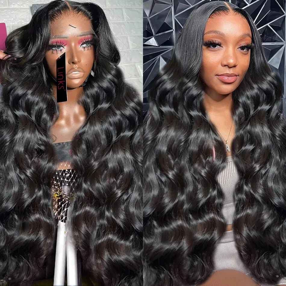 Rosabeauty 13x6 HD Body Wave Lace Front Human Hair Wigs 5x5 Glueless Wig Brazilian Water Wave 13x4 Lace Frontal Wig For Women