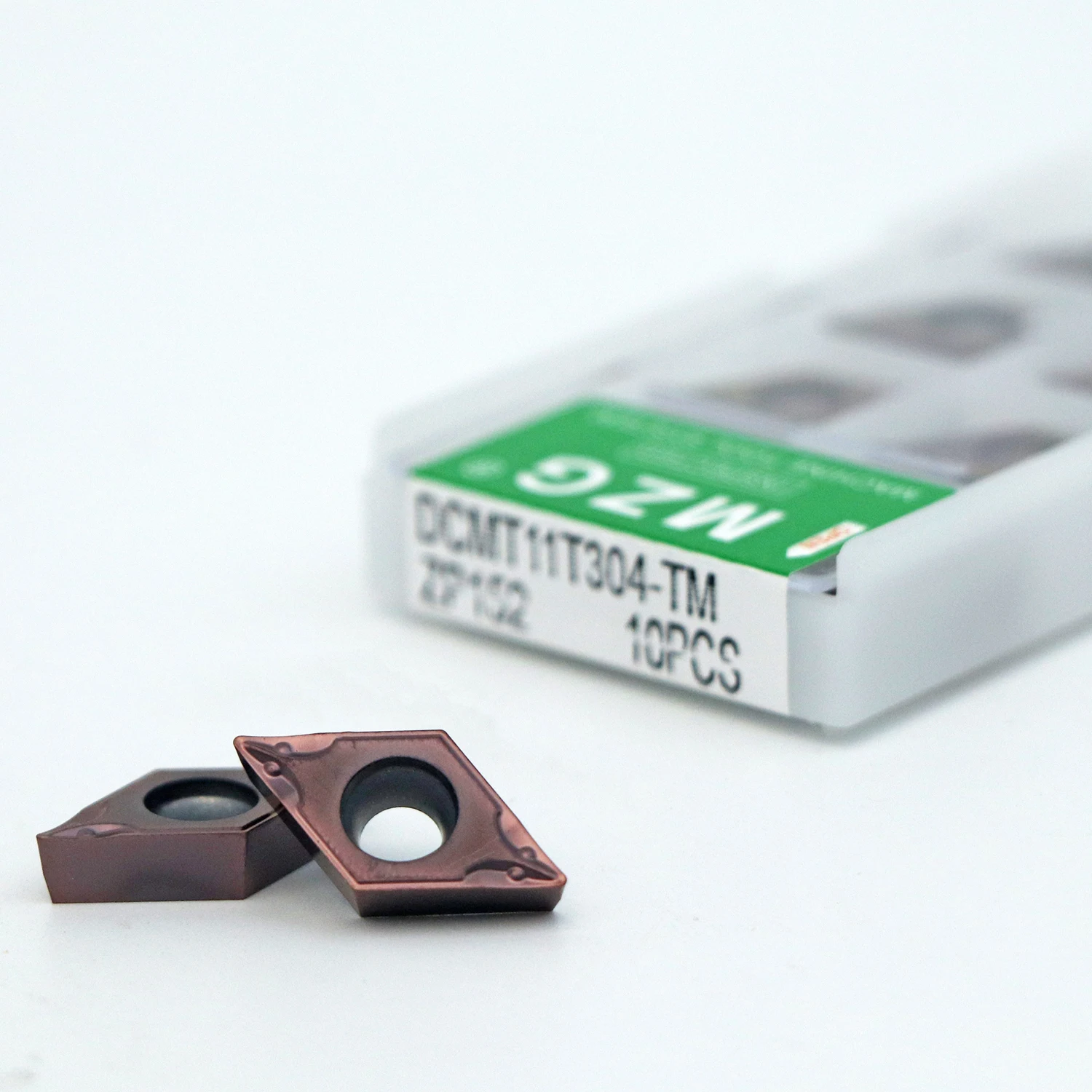 MZG DCMT MV TM ZP152 CNC Turning rombos herramientas de corte Procesamiento de acero inoxidable DCMT11T304 insertos de carburo de tungsteno