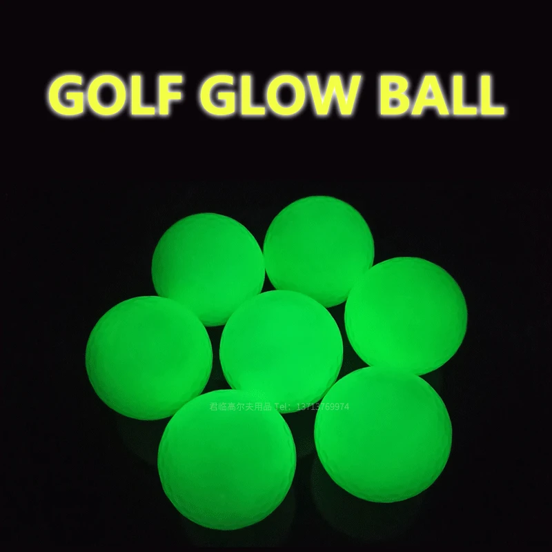 1pcs Night Golf Balls Luminous Light Up Golf Balls Bright Night Glow Reusable