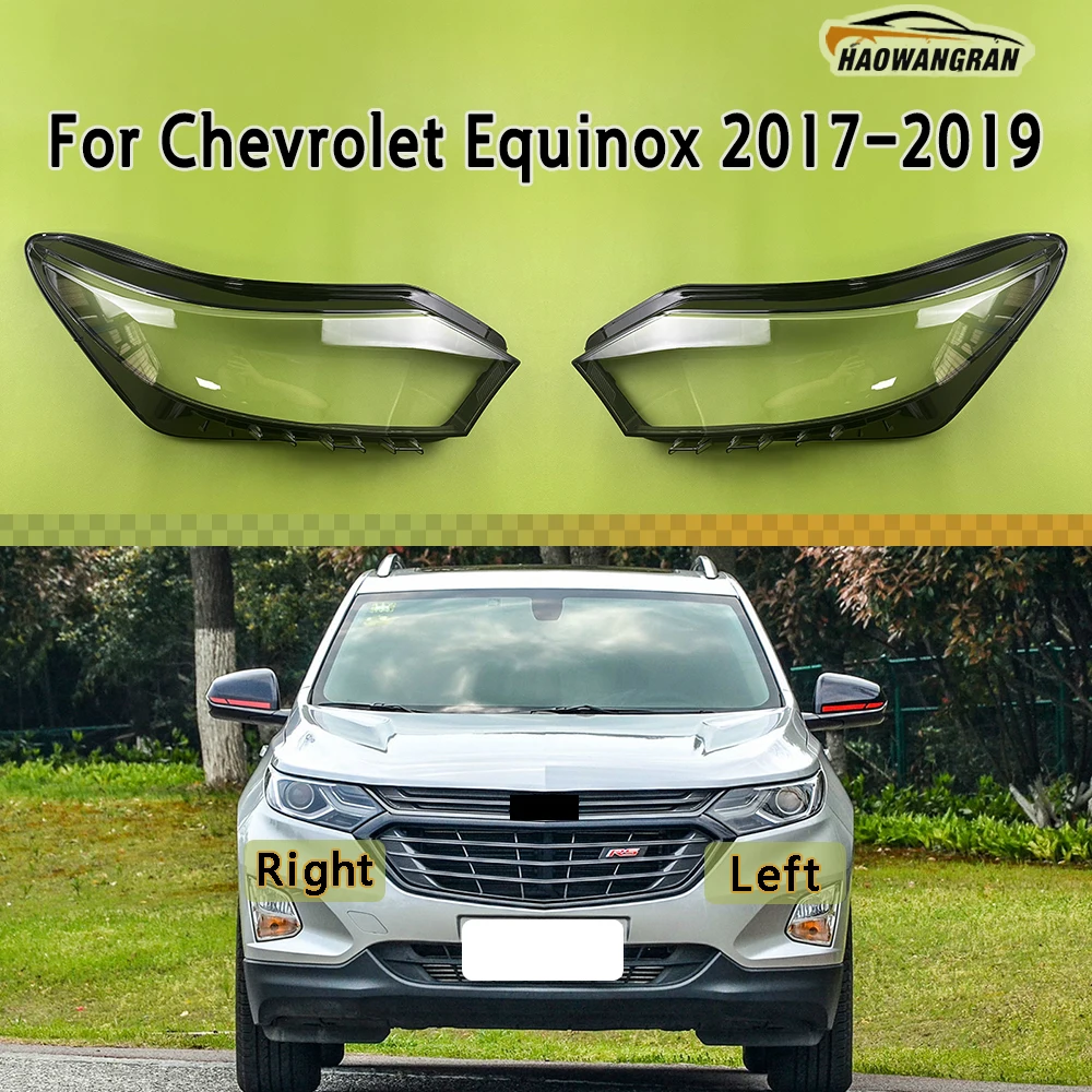 

Transparent Headlight Cover Headlamp Shell Clear Lens Plexiglass Replace Original Lampshade For Chevrolet Equinox 2017 2018 2019