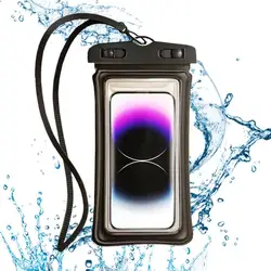 Waterproof Phone Bag Touchscreen Cell Phone Water Protector Pouch Phone Holder Protector for Beach Vacation Swimming Pool