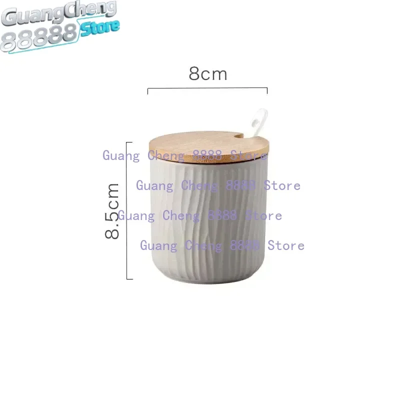 Creative Ceramic Seasoning Cans For Household Use Boxes Bottles Seasoning Boxes Salt Jars