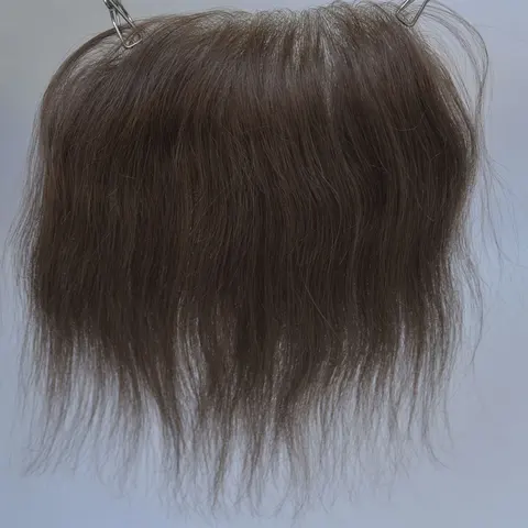 Мужской парик-накладка Eseewigs, коричневый, из полиуретана, 7x16 см