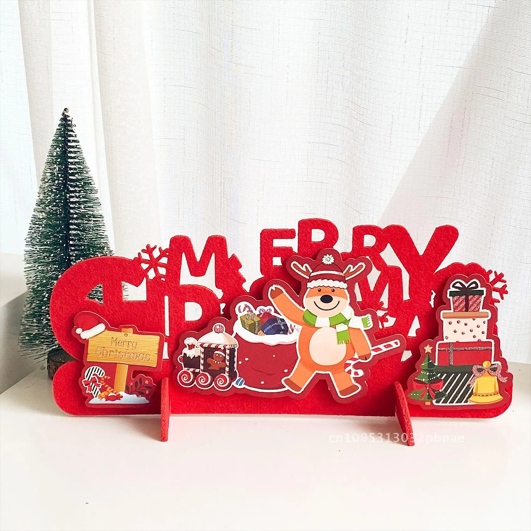 

New Christmas decorations small ornaments atmosphere DIY small objects landscaping elk snowman