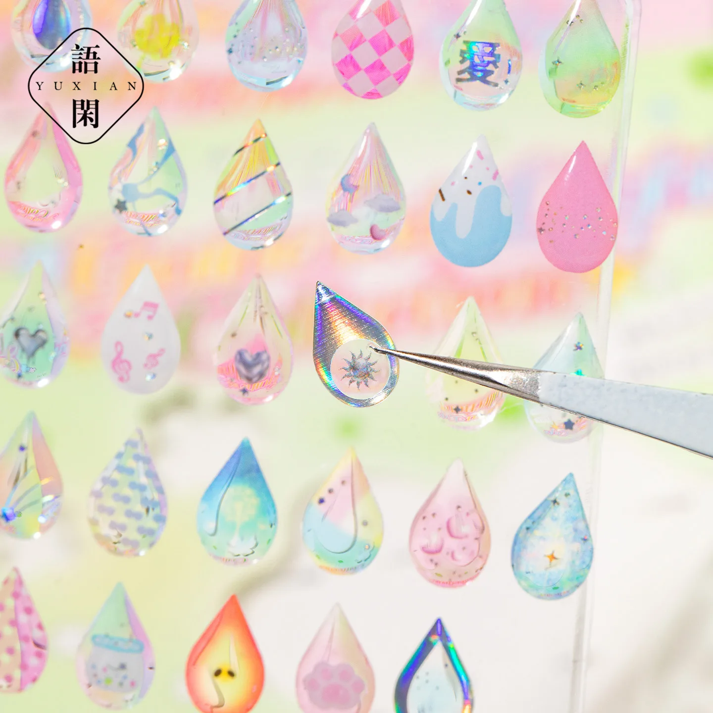 1pcs/1lot Kawaii Scrapbook Stickers Ningguang's Collected Fragments Junk Journal Gold Planner Stationery Decorative
