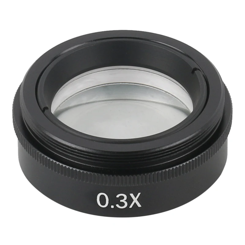 

0.3X Barlow Auxiliary Objective Glass Lens For XDC-10A 180X 300X C-MOUNT Lens Industry Video Microscope Camera