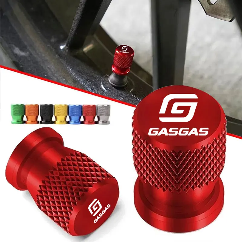 2 Stück für GasGas EX EC MC 125 150 200 250 300 350 250F 350F 450F EC300 EX250 2021-2025 Motorrad Radreifen-Ventilkappen