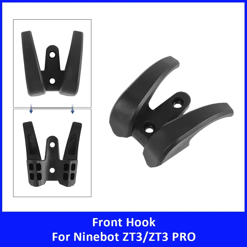 Front Hook for Ninebot ZT3 ZT3 Pro G3 G2 F3 Electric Scooter Accessories Dual Claw Helmet Bag Grip Storage Hanger Replacement