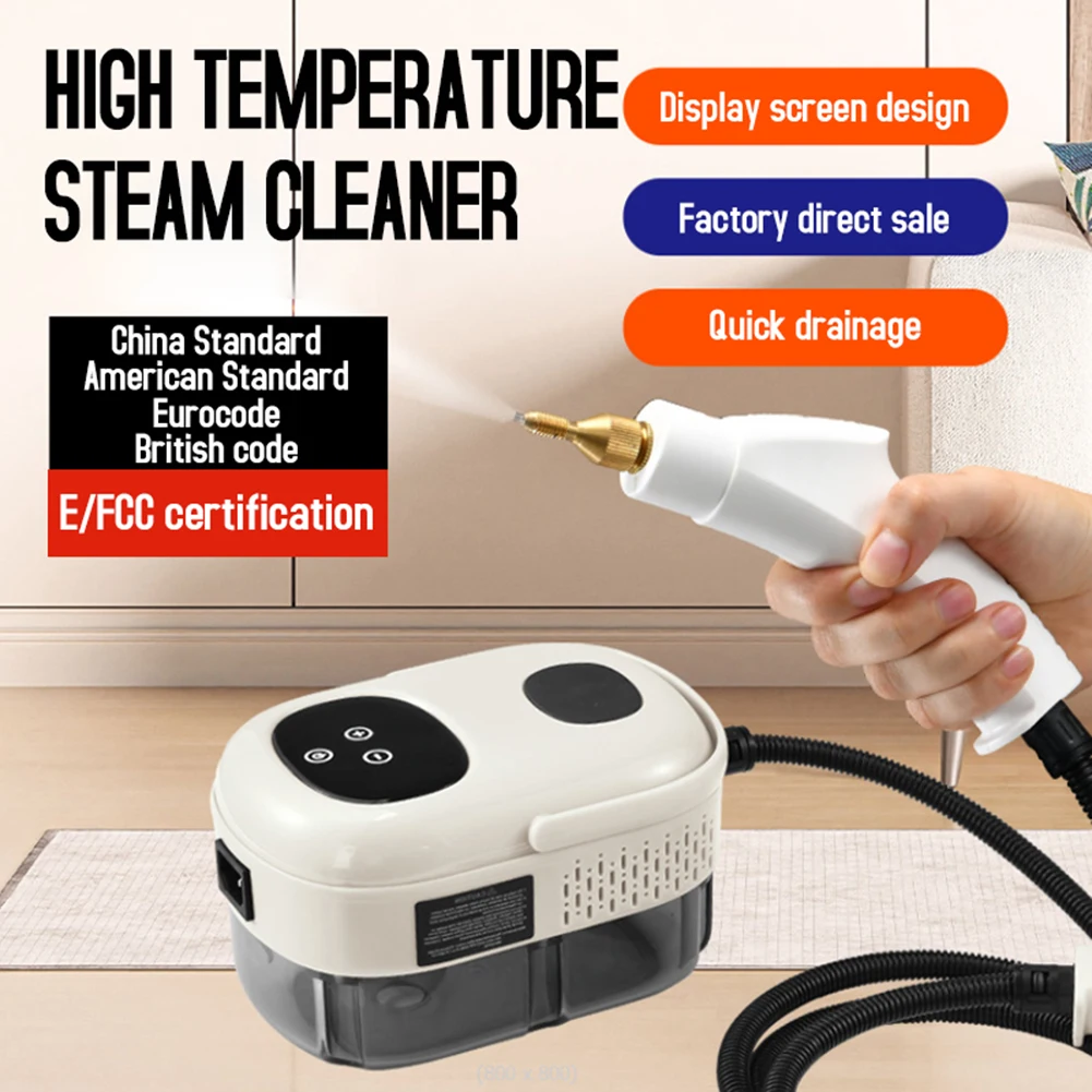 110V/220VHigh Pressure Temperature Handhled Steam Cleaner Commercial Household Air Conditioner Kitchen Hood Car Jet Washer 2500W