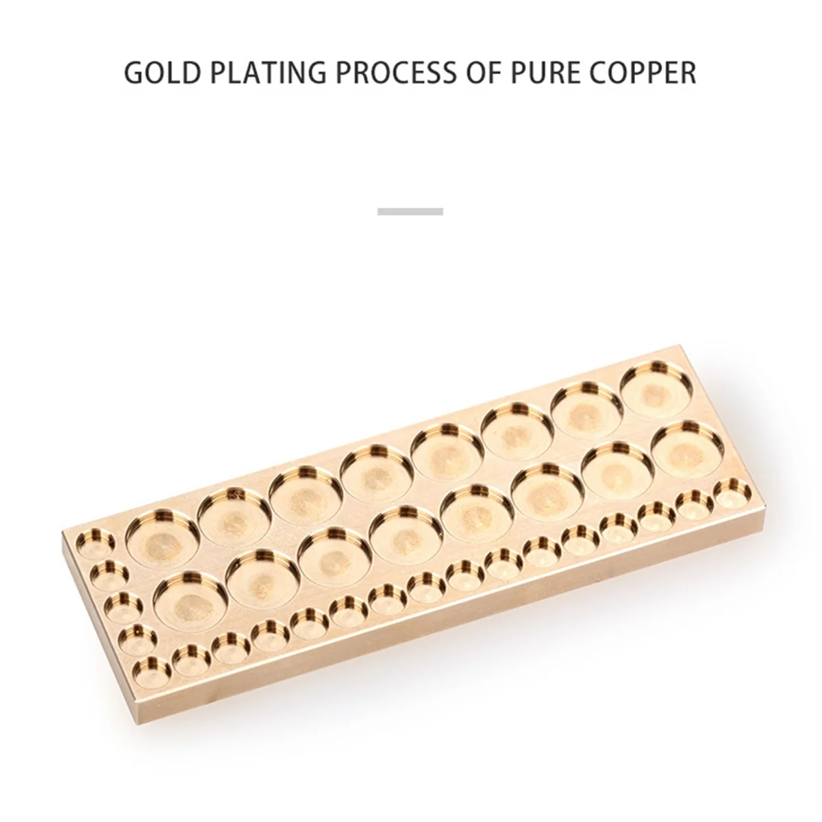 ELBA_Copper Watch Accessory Storage Box Multifunctional Tiny Screw Classification Storage Plate for Watch Repair Tool