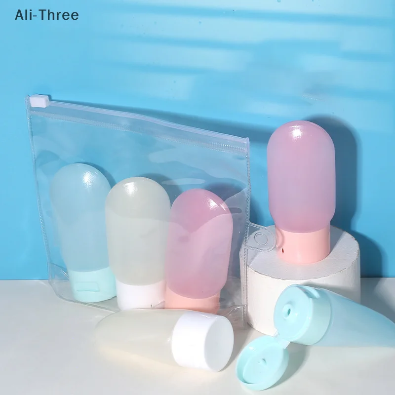 3 قطعة/المجموعة 30 مللي زجاجات إعادة الملء لينة ضغط أنبوب غسول الحاويات زجاجة فارغة المحمولة السفر الشامبو أداة #3