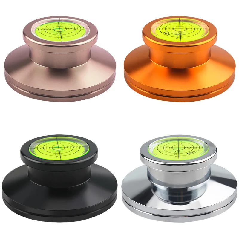 lpレコードプレーヤーターンテーブルスタンド、内蔵レベル速度測定機能付きビニールターンテーブル音楽プレーヤーユニバーサルディスクスタビライザー