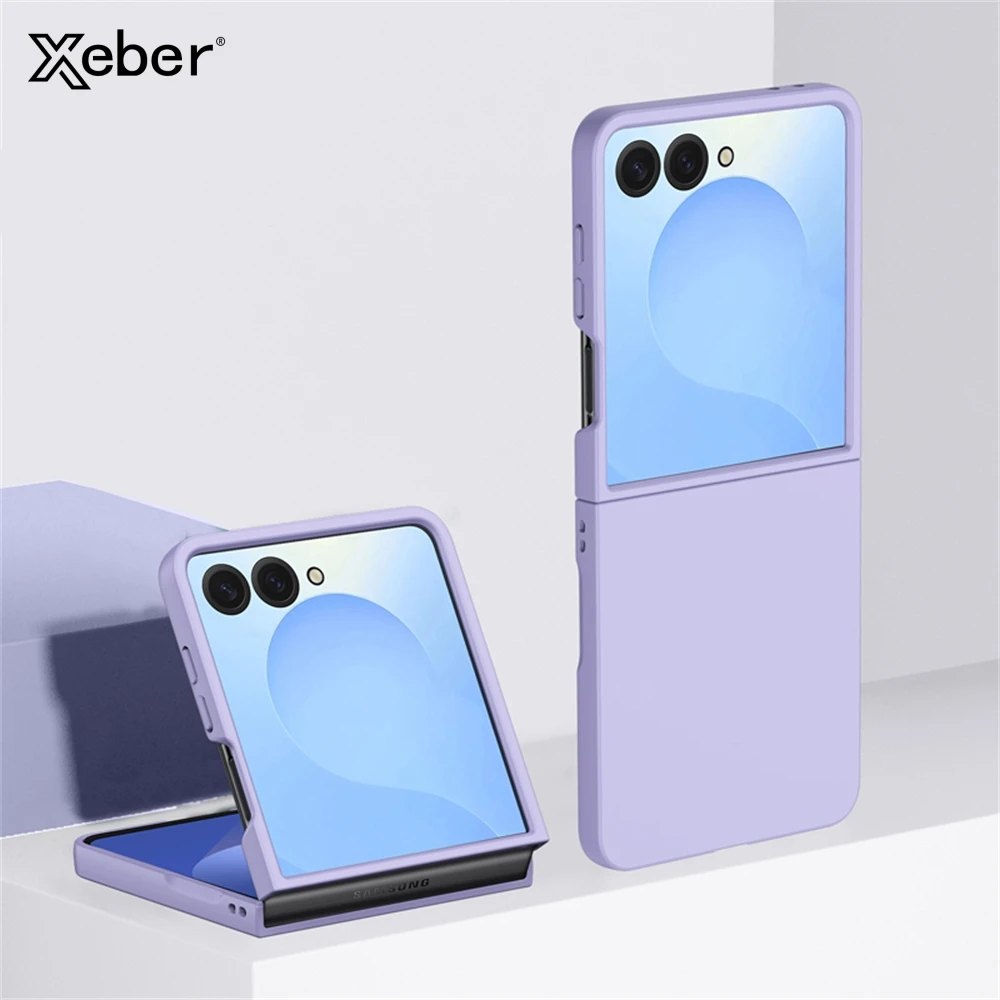 Luxuriöse Ultradünne Matte Handyhülle für Samsung Galaxy Z Flip 7 8 6 5 4 3 Flip8 ZFlip7 Harte PC Stoßfeste Faltbare Weiche Abdeckung