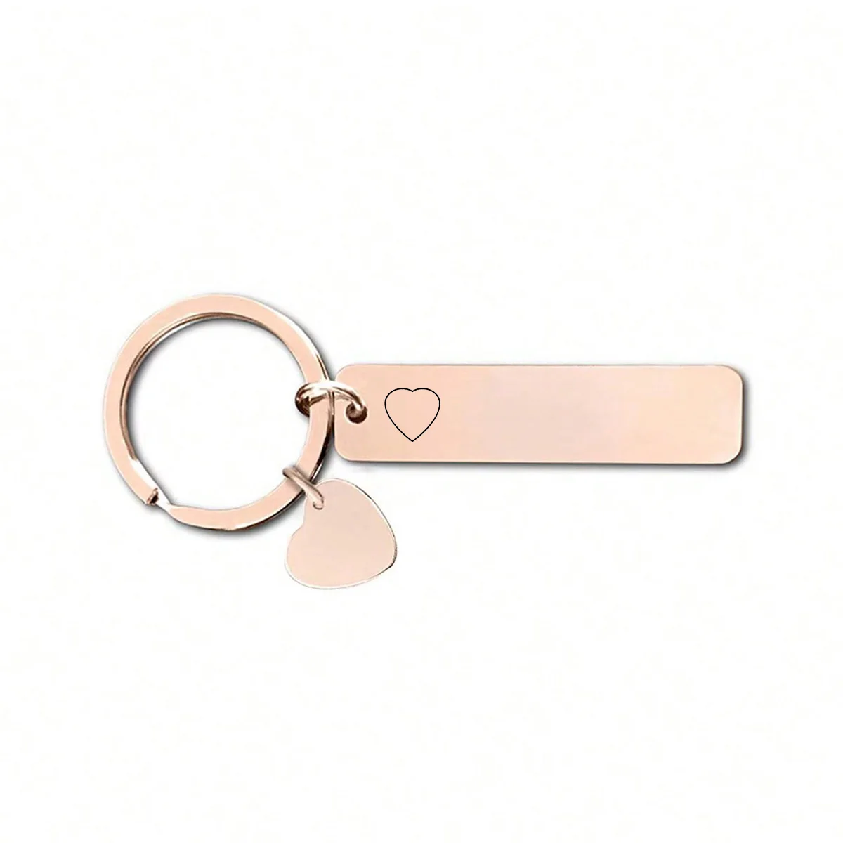 Custom Metal Keychain Personalized Text Key Ring