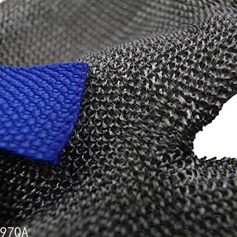 97QA Cut Resistant Stainless Steel Working Gloves Metal Mesh Anti Cutting Butcher Kitchen Outdoor Fishing for Protection Mitt