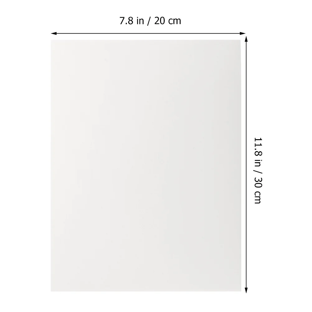 10pcs 10 White Foam Boards Decorative Display Flexible Drop-resistant Thick Poster for Kindergarten Projects Model Making