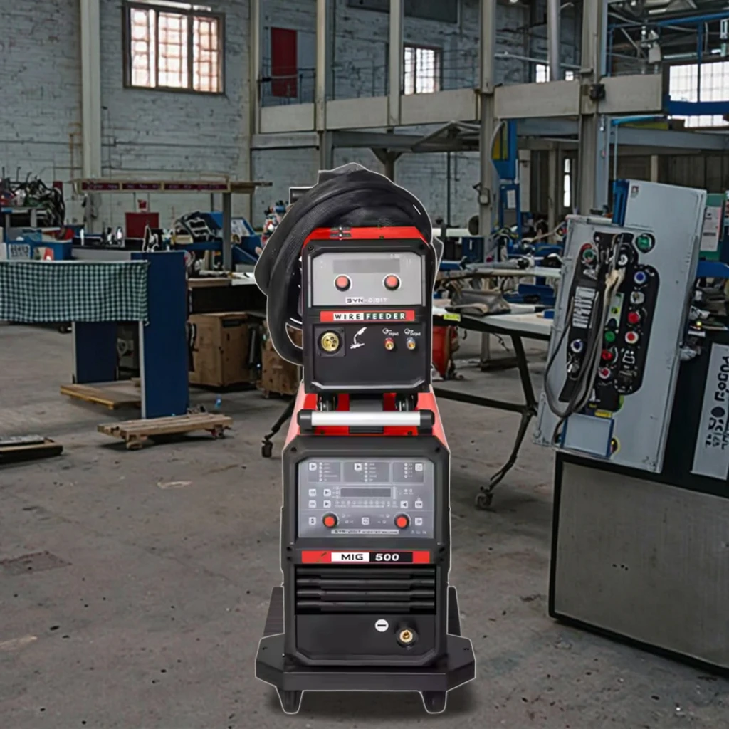 High Quality Inverter MIG/MAG/MMA 3-in-1 MIG500A Welding Machine Integrated Display New Gas Shielded Industrial Fabrication