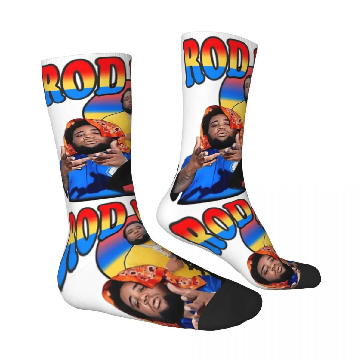 Rod Wave Funny Men Women Socks Outdoor Novelty Spring Summer Autumn Winter Stockings Gift